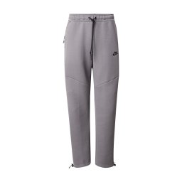 Nike Sportswear Pantaloni 'TECH FLC' gri / negru