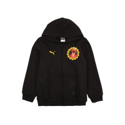 PUMA Bluză cu fermoar sport 'BVB x Sesame Street' galben / roșu rodie / negru / alb