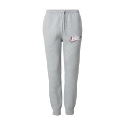 Nike Sportswear Pantaloni 'CLUB' gri / roșu / alb