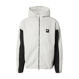 Nike Sportswear Geacă de primăvară-toamnă 'AIR' gri deschis / negru