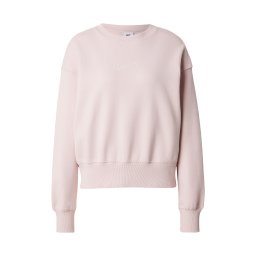 Nike Sportswear Bluză de molton 'PHOENIX FLEECE' roz pal / alb lână