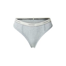 Calvin Klein Underwear Tanga 'Heritage Classic' gri deschis / negru / alb