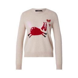 Weekend Max Mara Pulover 'TUNICA' nisipiu / roz / roși aprins / negru