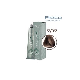 Vopsea de par profesionala fara amoniac SUPERB.COLOR 100 ml - Pro.Co - 7/07 TUTUN