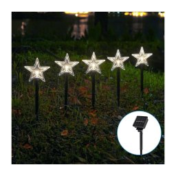 Corp de iluminat LED solar de Crăciun Aigostar LED/0,054W/1,2V 1m IP65 alb rece