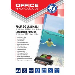 Folie de laminat Folie pentru laminare, A3 100 microni 100buc/top Office Products