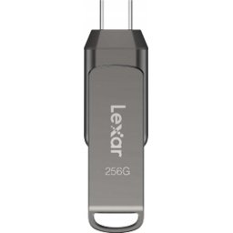 Memorie USB Dual Type C/Type A - USB 3.1 256 GB Gri