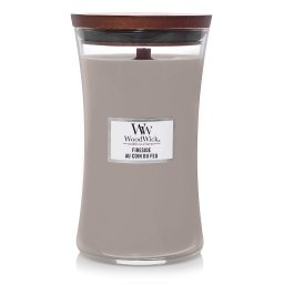 WoodWick Large Hourglass Candles Scented Candle Fireside 609,5 g