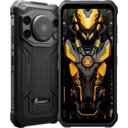 Telefon rugged Fossibot F110L, 4G, 6.75-inch, T615 Tiger, 4GB RAM + 128GB, NFC, Difuzor Puternic 128dB, Android 15, Black