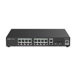 Switch L2, 16 x RJ45 1G PoE, 2 x SFP 1G, 2 x RJ45 1G, Cloud Management - Ruijie Reyee RG-ES220GS-LP