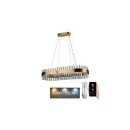 Lustră LED de cristal dimabilă pe cablu LED/45W/230V + telecomandă
