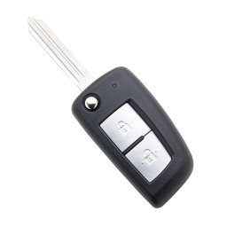 Carcasa cheie auto Techstar tip briceag 2 butoane compatibila Nissan Juke, Micra, Qashqai, X-Trail, Pulsar – lama NSN14