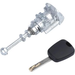Cilindru Incuietoare Usa Fata cu Cheie, Techstar Aftermarket, Compatibil Peugeot 407, Citroen C4, C4 Picasso, 2004-2011, Echiv OE 9170Y0 / 9170.Y0
