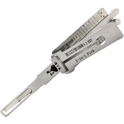Decodor auto Lishi HU100R HU127 2 in 1 pick pentru chei BMW F Series, lama HU100R 8 cut, contact usa portbagaj, Twin Lifter