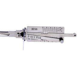 Decodor unealta auto Lishi Originala HU56 – 2-in-1 Pick, pentru deblocare usi si portbagaj, compatibila cu Volvo S40, V40 si Mitsubishi Carisma