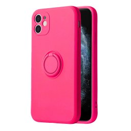 Vennus Silicone Ring pentru Iphone 12 Pro Max Roz