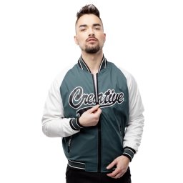 Jachetă de baseball pentru bărbați GLANO - verde