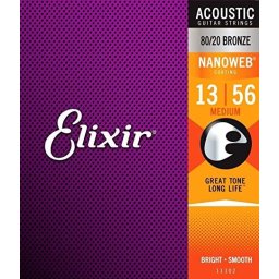 Elixir Nanoweb Acoustic Medium 013 056