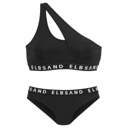 Elbsand Costum de baie două piese negru / alb