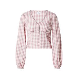 Daahls by Emma Roberts exclusively for ABOUT YOU Bluză 'Hailey' roz pal / alb