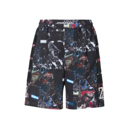 Jordan Pantaloni albastru / gri / roșu / negru