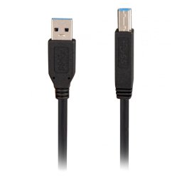 Cable USB 3.0 A-B black 3,0m