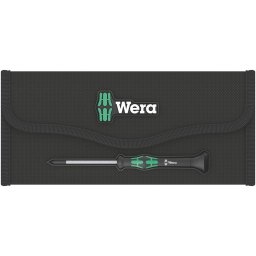Geantă pliabilă WERA 9454 pentru șurubelnițe Kraftform Micro, maxim 12 piese, goală, 235 x 115 mm
