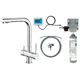 Baterie pentru bucătărie, cu kit de filtrare a apei BCHF065M