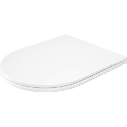 Round Capac de WC, delicat, închidere lentă Finisaj: Alb CGR_6SOZ