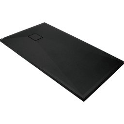 Correo Cădiță de duș din granit, rectangular, 140x70 cm Finisaj: Negru KQR_N77B