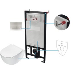 PEONIA Set WC, îngropat, 6 în 1 CDEF6ZPW