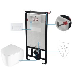 JASMIN Set WC, îngropat, 6 în 1 CDJA6ZPW