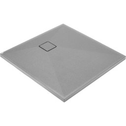 Correo Cădiță de duș din granit, pătrat, 80x80 cm Finisaj: Antracit KQR_S42B