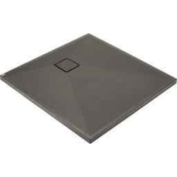 Correo Cădiță de duș din granit, pătrat, 80x80 cm Finisaj: Antracit KQR_T42B