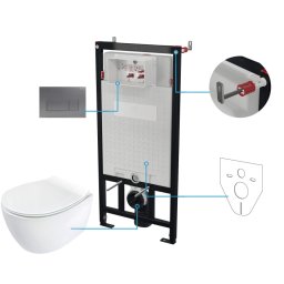 Silia Set WC, îngropat, 6 în 1 CDLT6ZPW