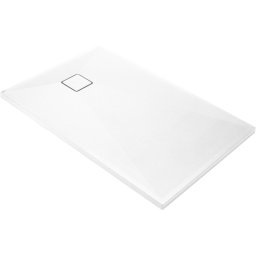 Correo Cădiță de duș din granit, rectangular, 90x70 cm Finisaj: Alb KQR_A71B