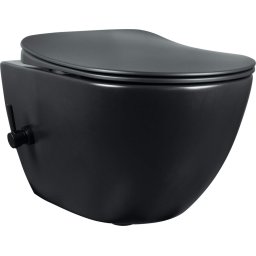 PEONIA Vas de WC, cu funcție de bideu - cu baterie Finisaj: Negru CBP_NWPW