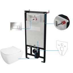 Hiacynt New Set WC, îngropat, 6 în 1 CDYS6ZPW