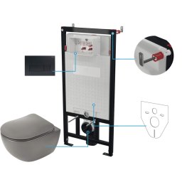 PEONIA Set WC, îngropat, 6 în 1 CDENDZPW