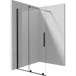 Prizma Perete de duș, paravan, 120 cm - glisant Finisaj: Negru KTJ_N32R