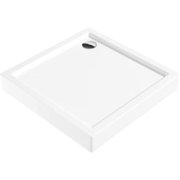 JASMIN Cădiță de duș din acrilat, pătrat, 90 cm Finisaj: Alb KGJ_041B