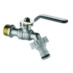 Robinet cu bilă, tip de evacuare de grădină, cu adaptoare - 3/4" Finisaj: Crom VFA_252L