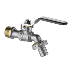 Robinet cu bilă, tip de evacuare de grădină, cu adaptoare - 1/2" Finisaj: Crom VFA_152L