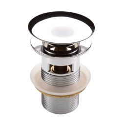 Click-Clack Dop pentru chiuvetă, sau bideu - cu preaplin Finisaj: Crom NHC_010B