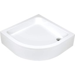 Plus Ii Cădiță de duș din acrilat, semicerc, 80 cm Finisaj: Alb KTU_032B