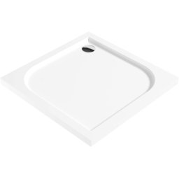 CUBIC Cădiță de duș din acrilat, pătrat, 80x80 cm Finisaj: Alb KTK_042B