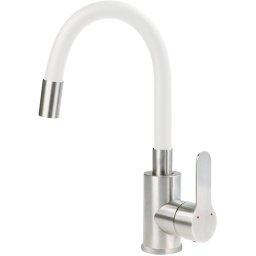 Lupo Baterie pentru chiuvetă, cu pipă elastică BLU_W240