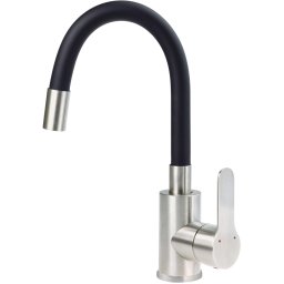Lupo Baterie pentru chiuvetă, cu pipă elastică BLU_B240