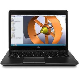 Laptop HP ZBook 14 G2 Refurbished, I7-5600U, 8GB RAM, 256GB SSD, AMD FirePro M4150, 14", Windows 10 Pro, Tastatura US/UK Backlight, Stare Buna