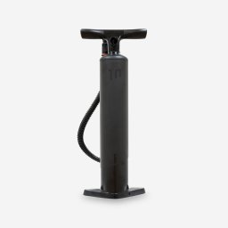 Pompă de mână caiac-canoe acțiune dublă, presiune joasă:0-10 PSI Negru